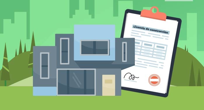 Permiso autorizado y firmado para la construcción de una casa en México