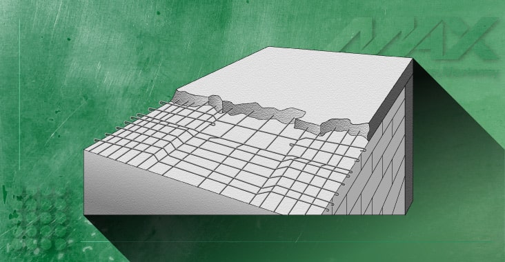 Esquema de losa maciza para casa en construccion - Max Acero Monterrey