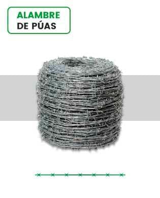 Grandes rollos de alambre de púas galvanizado