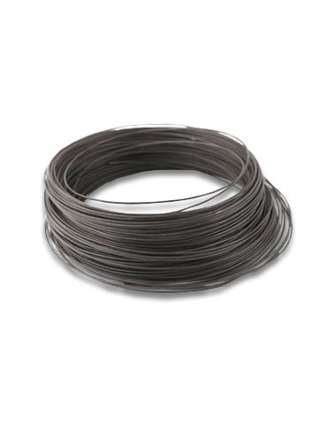 Alambre recocido con tratamiento térmico que le proporciona alta ductilidad