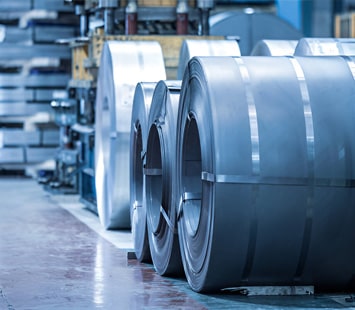 Bodega para fabricación de rollos de acero