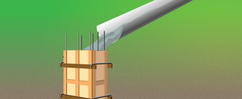 Durante el vaciado se debe vibrar el concreto para eliminar cualquier burbuja y asegurar la integridad de la columna