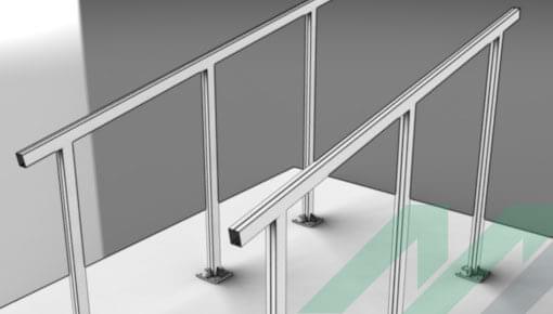 Colocación de travesaños en estructura para techo