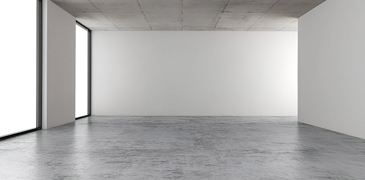 Firme de concreto terminado y listo para usarse