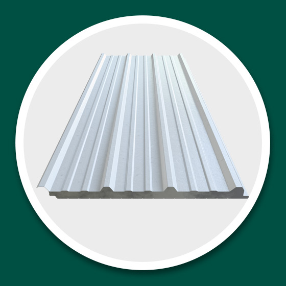 Vista frontal de panel Glamet A42