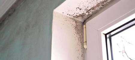 Humedad en las paredes por condensación