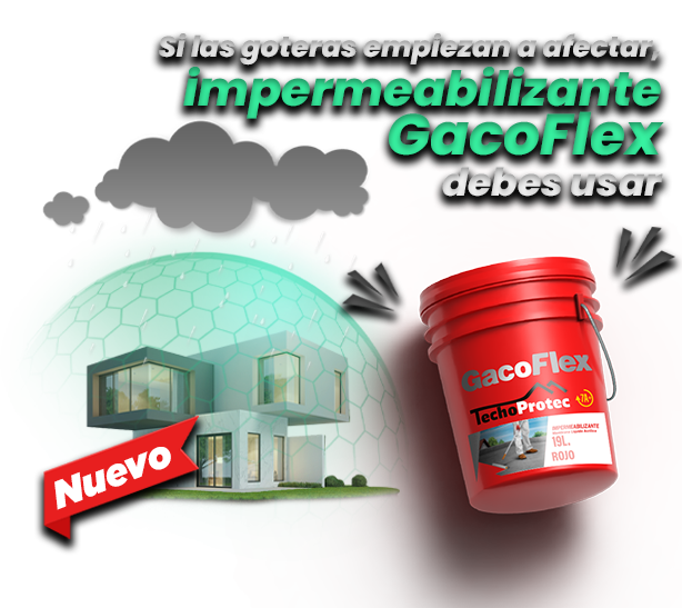 Cubeta de impermeabilizante junto a casa protegida contra la lluvia