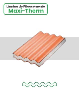 Lámina de fibrocemento Maxi-Therm