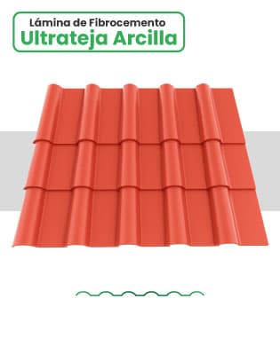 Lámina de fibrocemento Ultrateja Arcilla