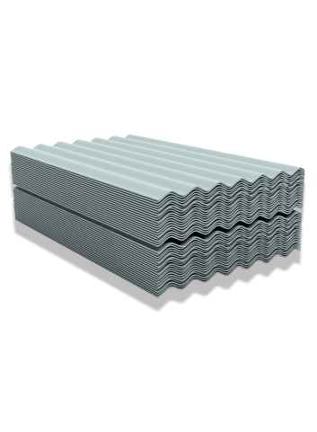 Láminas de fibrocemento gris modelo P4