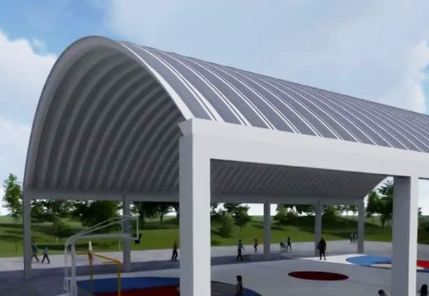 Arcotecho con Lamina RN-100/35