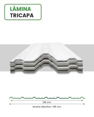 Láminas tricapa acomodadas en bodega para su comercialización.