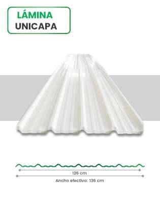 Estructura acanalada de la lámina de PVC unicapa