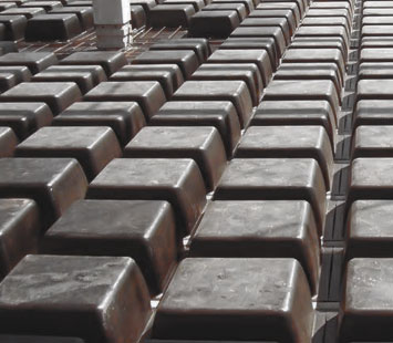 Instalación de casetones para la construcción de losa nervada