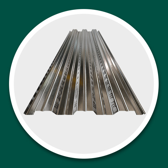 Frente de lámina losacero 30