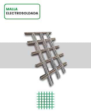 Estructura de la malla electrosoldada conformada por varillas