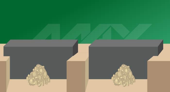 Repetición del procedimiento de construcción del muro de contención