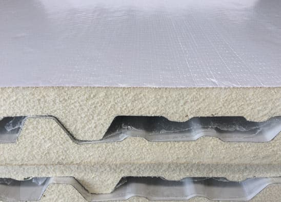 Acercamiento a panel Glamet LV