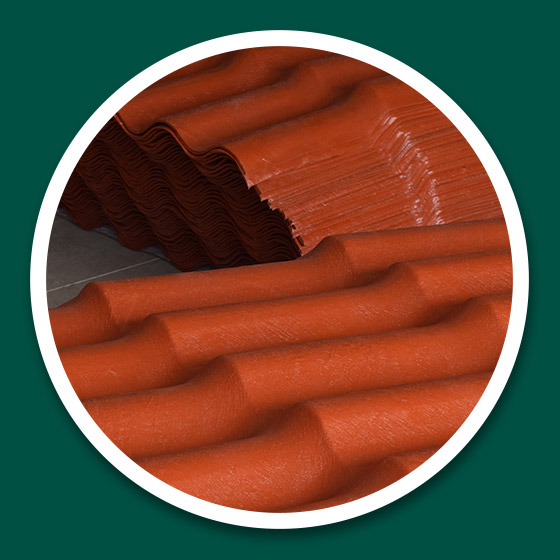 Acercamiento al acanalado de la plastiteja