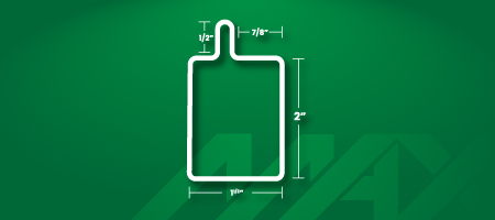 Perfil de herrerría para puertas P-200
