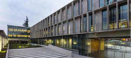 Vista de un edificio gubernamental