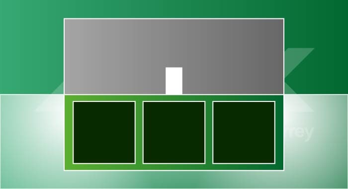 Esquema de la cimentación de cajón compensada