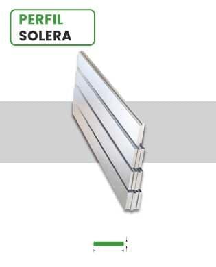 Solera de acero comercial