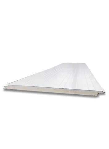 Panel Metecno Superwall sobre fondo blanco