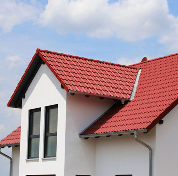 Techo de lámina galvateja en casa