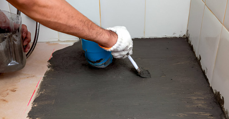 Impermeabilizante de cemento aplicado con brocha, tipos de impermeabilizantes para climas extremos