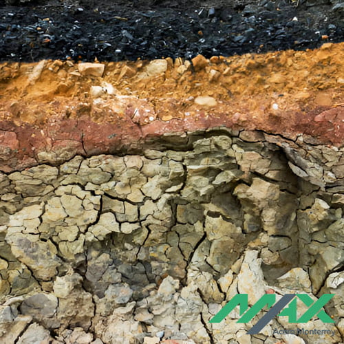 Acercamiento a los diversos tipos de suelo en un mismo terreno