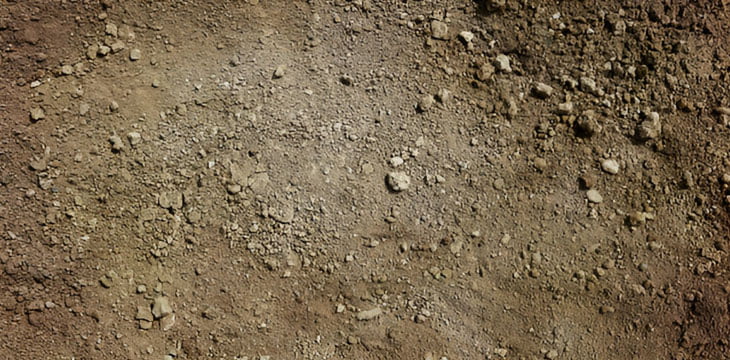 Suelo Arenoso de color café y textura granular - Tipos de Suelo