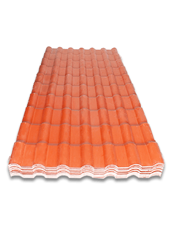 Lámina ultrateja con diseño similar a una teja de barro