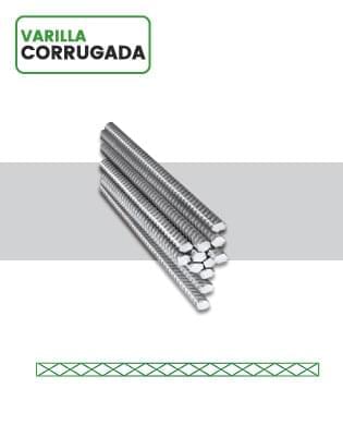 Varilla corrugada es un acero laminado para la construcción de estructuras